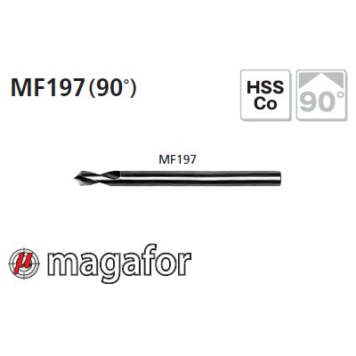 画像1: magafor NCスポッティングドリル(ロング)90°(マガフォー)