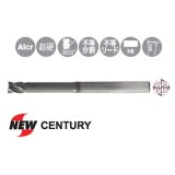 NEW CENTURY 超硬４枚刃防振エンドミル ロングネック付 (ニューセンチュリー)