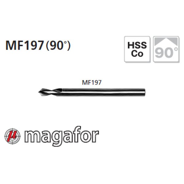 画像1: magafor NCスポッティングドリル(ロング)90°(マガフォー) (1)